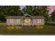 Charming one-story home at dusk with a landscaped front yard and a beautiful curb appeal at 309 S Mckay Ave, Dunn, NC 28334