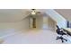 A bonus room has been setup as a bedroom and study area at 3587 Garner Terrace Way, Wake Forest, NC 27587