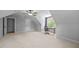 Spacious bedroom with a ceiling fan, large window, and a desk setup, perfect for work or study at 3587 Garner Terrace Way, Wake Forest, NC 27587