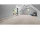 Bonus room with a large open floor plan, chair and office desk at 3587 Garner Terrace Way, Wake Forest, NC 27587