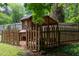 Fenced-in backyard chicken coop providing a safe, protected place for raising hens at 3934 Hope Valley Rd, Durham, NC 27707