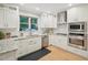 Bright kitchen with stainless steel appliances and granite countertops at 3934 Hope Valley Rd, Durham, NC 27707
