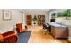 Home office with bookshelves and a large window at 3934 Hope Valley Rd, Durham, NC 27707
