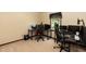 Spacious home office includes multiple monitors and ergonomic chairs for productivity at 523 Edwards Rd, Henderson, NC 27537