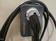 Close up of the electric car charging station at 612 Peach Orchard Pl, Cary, NC 27519