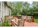Beautiful deck with an outdoor grill and plenty of seating for guests at 7 Teahouse Ct, Durham, NC 27707