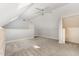 Bonus room featuring carpet, a ceiling fan, natural light, and closet at 7604 Copper Creek Ct, Wake Forest, NC 27587