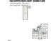 Detailed second floor floorplan with bedrooms, bathrooms, and attic space at 7604 Copper Creek Ct, Wake Forest, NC 27587