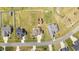 Aerial view of the property showcasing its location and surrounding neighborhood at 80 Shallow Falls Ln, Benson, NC 27504