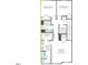 The upper floor plan features three bedrooms, two bathrooms, a laundry room, and walk-in closets at 800 Hillfarm Dr, Wake Forest, NC 27587