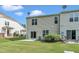 Exterior featuring a well-maintained lawn, inviting patio, and charming siding at 8111 Yaxley Hall Dr, Raleigh, NC 27616