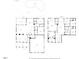 Detailed floor plan showcasing spacious layout, including a pool, multiple bedrooms, Gathering room, and a modern kitchen at 814 Covered Bridge Trl, Chapel Hill, NC 27517