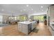 Bright, open kitchen with a large island and modern appliances, perfect for entertaining at 814 Covered Bridge Trl, Chapel Hill, NC 27517