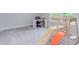 Bedroom with carpet and desk for study and a climbing gym to encourage active play at 112 Bellmont Crest Dr, Holly Springs, NC 27540