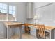 Bright office space features custom built-ins, counter space and storage at 115 Founders Ridge Dr, Chapel Hill, NC 27517