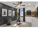 A gym featuring yoga-themed decor and exercise equipment for a complete workout at 157 Vaughan Farms Drive Dr, Angier, NC 27501