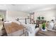This upper level loft provides additional living space with comfortable seating at 210 Bluebell St, Sanford, NC 27330