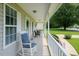 Inviting covered porch with comfortable seating, perfect for relaxing and enjoying the outdoor views at 212 Southerby Dr, Garner, NC 27529