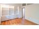 Office featuring hardwood floors, built in shelving and storage at 26 Mt. Bolus Rd, Chapel Hill, NC 27514