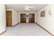 Spacious bedroom with neutral walls, carpet flooring, ceiling fan and multiple closets at 2642 Holly Springs Church Rd, Broadway, NC 27505