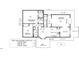 Floorplan of the main living area, showing the layout of the bedrooms, bathrooms and living room at 2642 Holly Springs Church Rd, Broadway, NC 27505