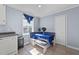 Charming breakfast nook with built-in seating and natural light from the window at 282 Cooke Rd, Louisburg, NC 27549
