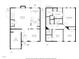 Detailed floorplan showcasing the layout of the home's two stories at 306 Berlin Way, Morrisville, NC 27560