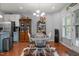 Cozy dining area with a round table and stylish decor at 315 Watchmen Ln, Cameron, NC 28326