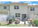 Private backyard with patio, outdoor furniture, and a barbecue grill perfect for entertaining at 342 Westgrove Ct, Durham, NC 27703