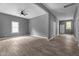 Open living space with wood-look floors, plenty of natural light and high ceilings at 508 Buena Vista Ave, Rocky Mount, NC 27801
