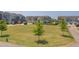 Expansive community lawn adorned with trees, offering an inviting space for recreation and relaxation in the neighborhood at 5908 Giddings St, Raleigh, NC 27616