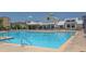 Resort-style community pool and clubhouse provide a luxurious amenity for residents to relax and socialize at 5908 Giddings St, Raleigh, NC 27616