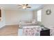 Comfortable living area showcasing wood floors, natural light, and modern furnishings at 5908 Giddings St, Raleigh, NC 27616