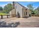 Large backyard deck perfect for entertaining at 6328 Jones Farm Rd, Wake Forest, NC 27587