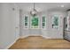 Bright breakfast nook with bay window and backyard views at 6328 Jones Farm Rd, Wake Forest, NC 27587