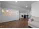 Lofted bonus room with projector screen, seating area and accent lighting at 820 Water Plant Rd, Zebulon, NC 27597