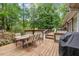 Deck with a hot tub for outdoor enjoyment at 9801 Honeycutt Rd, Raleigh, NC 27614