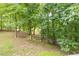 Large backyard with wooded area at 9801 Honeycutt Rd, Raleigh, NC 27614