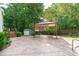 Backyard patio with a gazebo, ideal for outdoor gatherings and relaxation at 101 Quarryrock Rd, Holly Springs, NC 27540