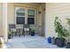 Cozy front porch with seating and views of the neighborhood at 1041 Pemberly Ave, Morrisville, NC 27560