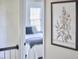View into bedroom with a framed flower art at 106 Rock Nest Ct, Morrisville, NC 27560