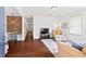 Bright living room featuring hardwood floors and ample natural light at 1207 Grant St, Durham, NC 27701