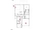 Floorplan showing layout of the home featuring 3 bedrooms, 2 bathrooms, kitchen, living areas, and 2-car garage at 125 Fraiser Fir Way, Lillington, NC 27546