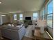 Bright and airy living room with large windows and comfortable seating at 125 Fraiser Fir Way, Lillington, NC 27546