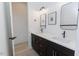 Modern bathroom with double sinks, sleek faucets, and stylish decor at 15 Magnolia Ln, Youngsville, NC 27596