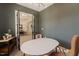 Well lit and inviting home office features neutral decor and an open view at 15 Magnolia Ln, Youngsville, NC 27596