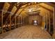 A large, unfinished attic space ready for storage or conversion at 191 Bridle Dr, Angier, NC 27501