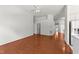 Bright open floor plan with access to the kitchen featuring plenty of light and space at 206 Lake Brandt Dr, Cary, NC 27519