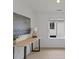 Bedroom with hardwood floors, a large desk, and a large window at 2225 Millbank Village Ct # 101, Raleigh, NC 27610