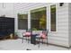 Cozy patio with stylish seating and modern design, great for outdoor relaxation and entertaining at 2225 Millbank Village Ct # 101, Raleigh, NC 27610
